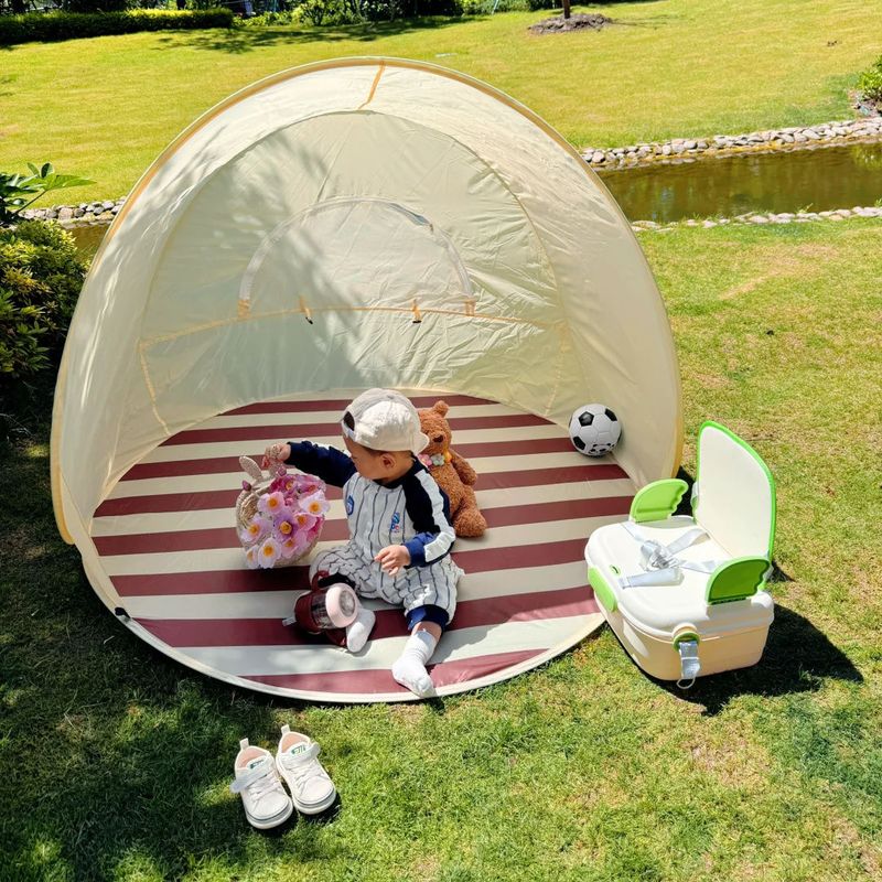 【 10000 People Collection 】 Beach Outdoor Camping, No Need To Set Up Tents, Indoor Children's Picnic Mats, Automatic_voghion.com