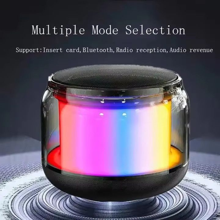 Enceinte Bluetooth portable sans fil, basses stéréo, USB, FM, basses stéréo_voghion.com