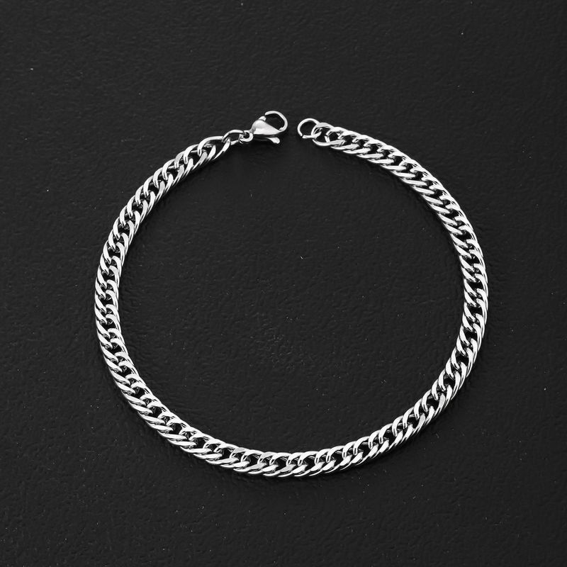 Stainless Men's Personality Trend Cuban Non-Fading Women's Titanium Steel Bracelet_voghion.com