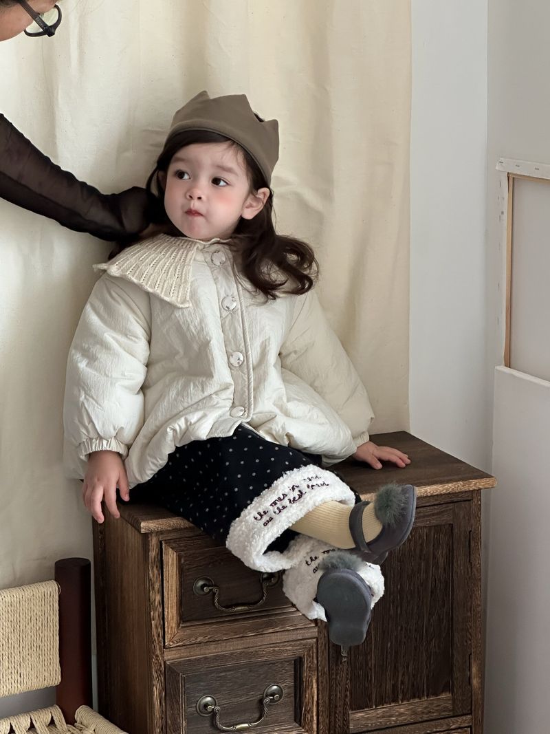 Alyce-xiyue1baobao Girls' Cotton Jacket 2025 Autumn Winter New Baby Clothes Thickened Warm Korean Style Children's Fleece Set_voghion.com