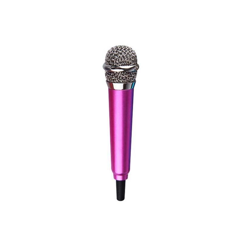 National K singing microphone, mini microphone, handheld singing microphone, mobile phone condenser small microphone_voghion.com