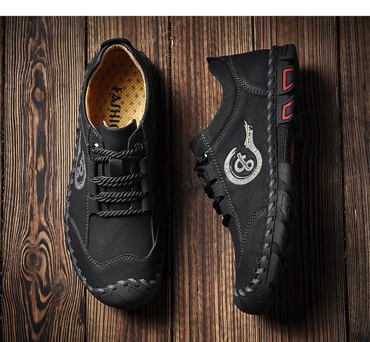 Mocassini da uomo classici e comodi, scarpe casual, scarpe da uomo, scarpe basse in pelle crosta di qualità, in saldo, taglie forti_voghion.com