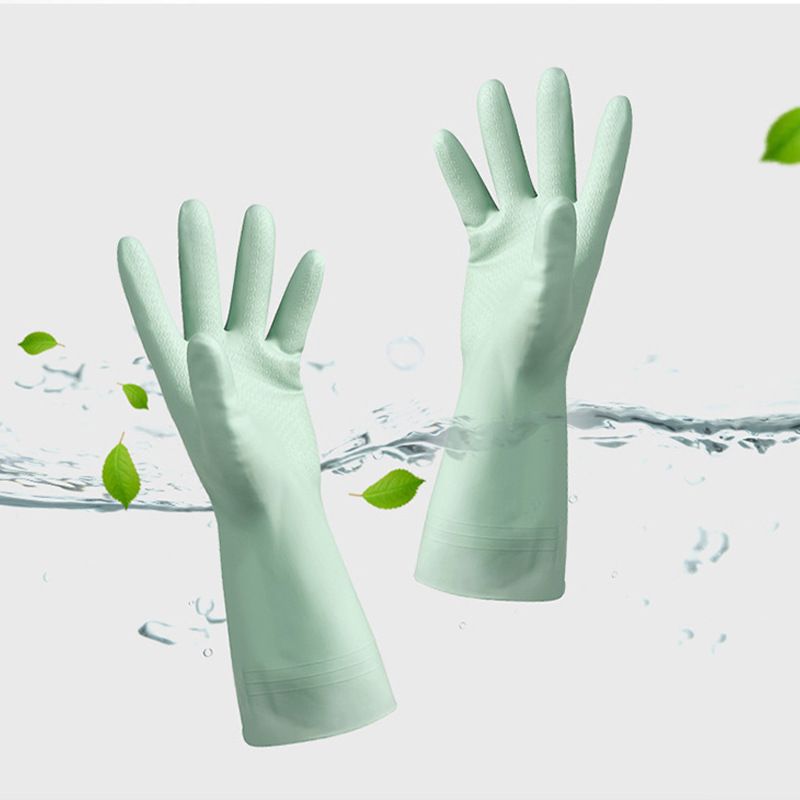 Dishwashing For Women Waterproof Rubber Latex Thin Kitchen Durable Laundry Cleaning Household Gloves_voghion.com