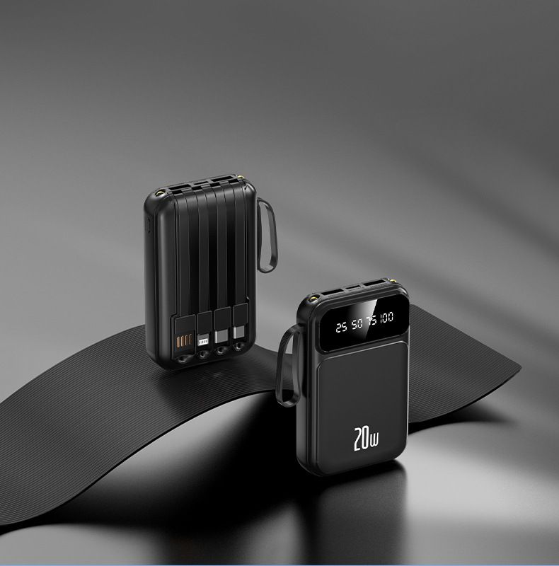 Mini banco de energía portátil de gran capacidad de 20 000 mAh con certificación 3C_voghion.com