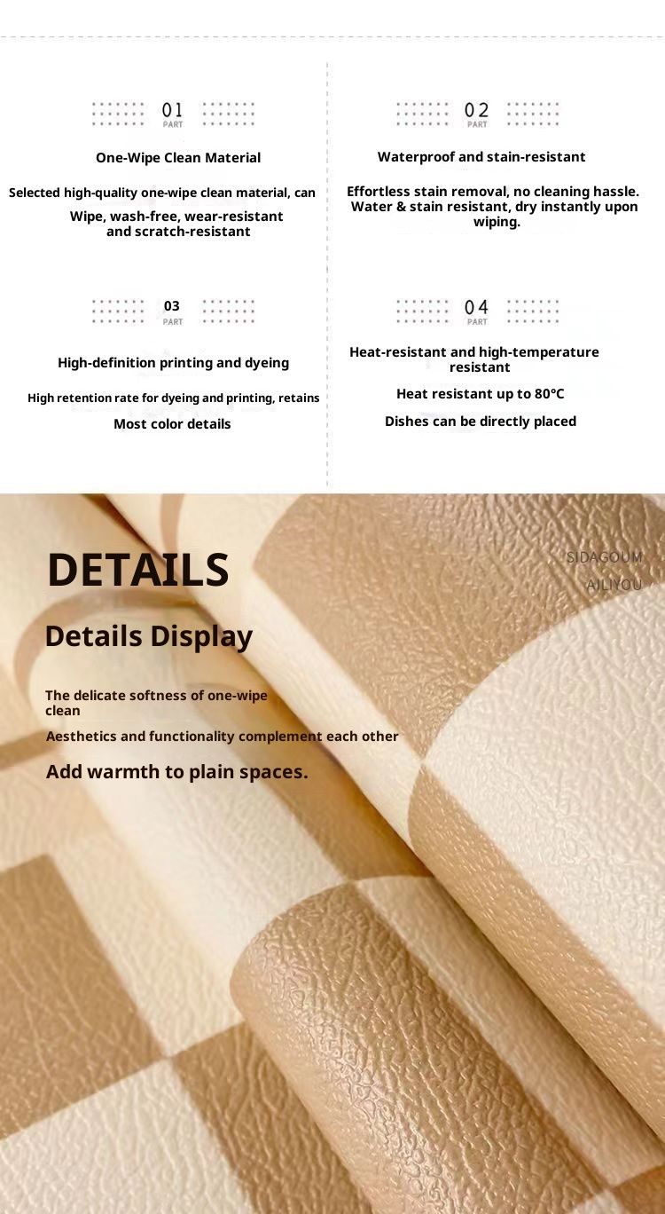 NeoGear NeoGear Tapis de bureau en PVC imperméable et antidérapant, motif animaux mignons, facile à nettoyer, idéal pour la maison ou les dortoirs. Tapis de bureau facile à nettoyer._voghion.com