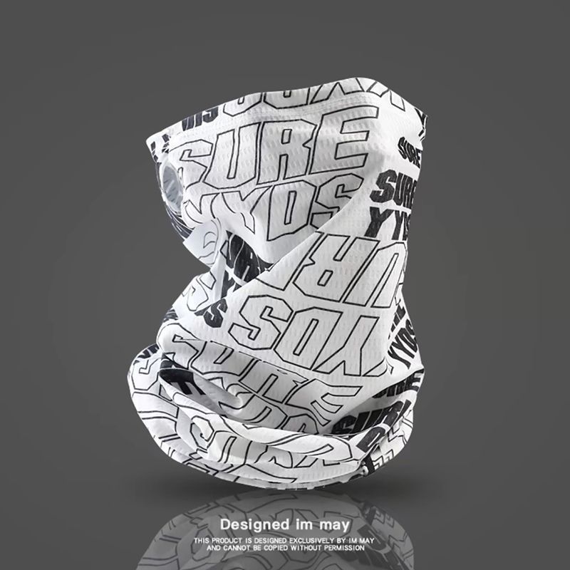 Zonnemasker, nekwarmer, combo voor heren, UV-bescherming, dunne sjaal van ijszijde voor buiten, wandelen en fietsen_voghion.com