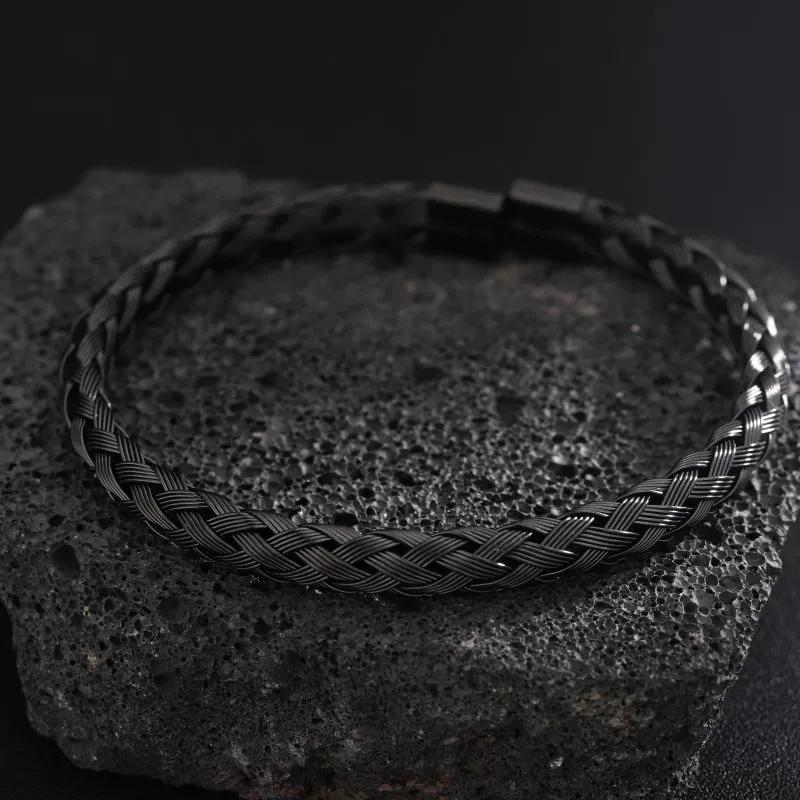 Leopard Head Men, Adjustable Woven Bracelet With High-End Feel, Versatile Niche Accessory For Women, Simple Hip-Hop_voghion.com