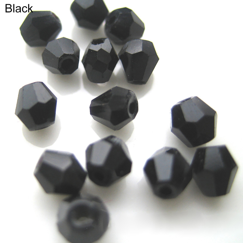 Yamaler 100 Stück 4 mm lose Rautenperlen für Halskette, Armband, Schmuck, Armreif, DIY-Markierung_voghion.com