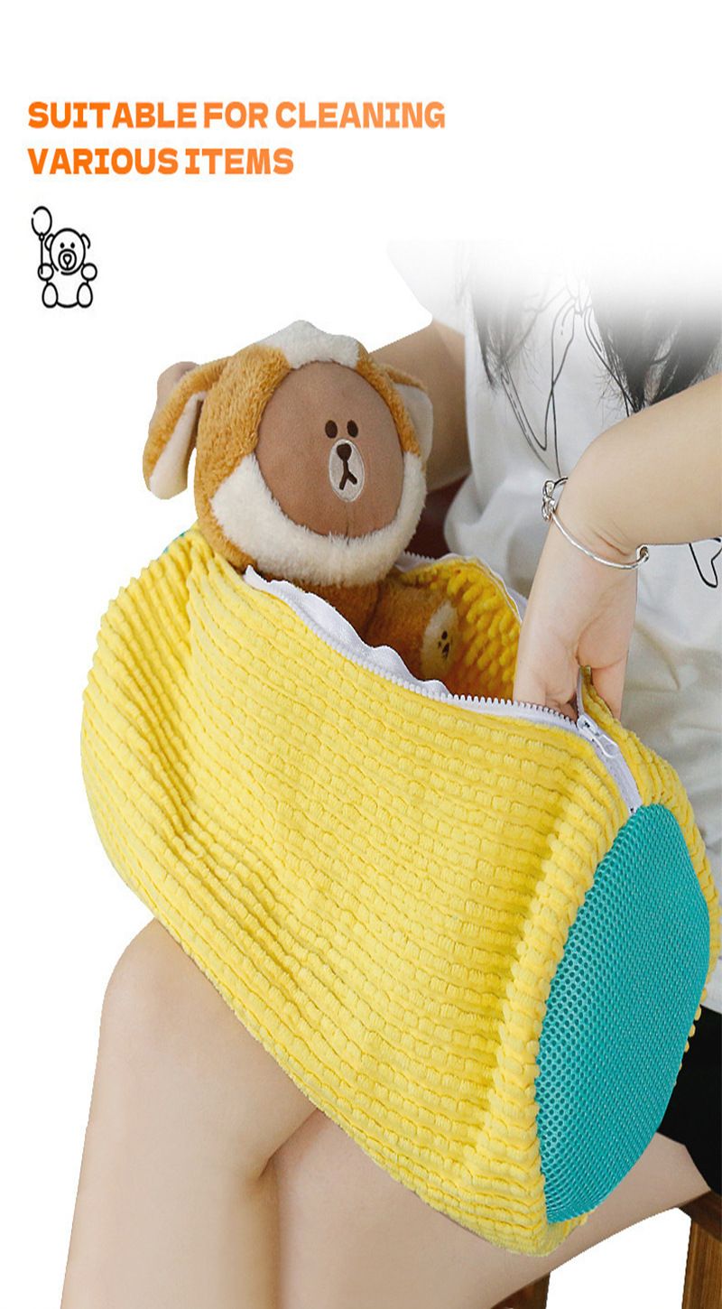 Neuer Lazy Brush Bag, spezieller Schuhwaschbeutel für die Waschmaschine, formstabil und handschonend, für die Haushalts-Schuhwäsche_voghion.com