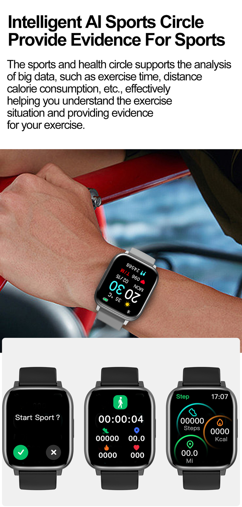New H9 Smart Watch Health Monitoring Bluetooth Call Watch Sports Heart Rate Blood Oxygen_voghion.com