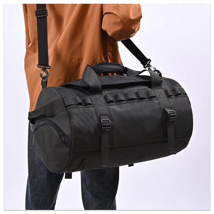 Borsa da viaggio sportiva per uomo, borsa da campeggio all'aperto di grande capacità, tracolla, borsa da uomo con separazione tra asciutto e bagnato_voghion.com
