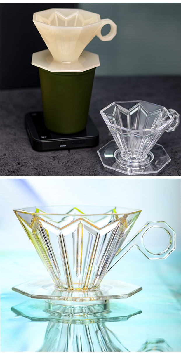 Laputa Resin Pour Over V60 Drip Filter Cup Household Coffee Pot Set_voghion.com