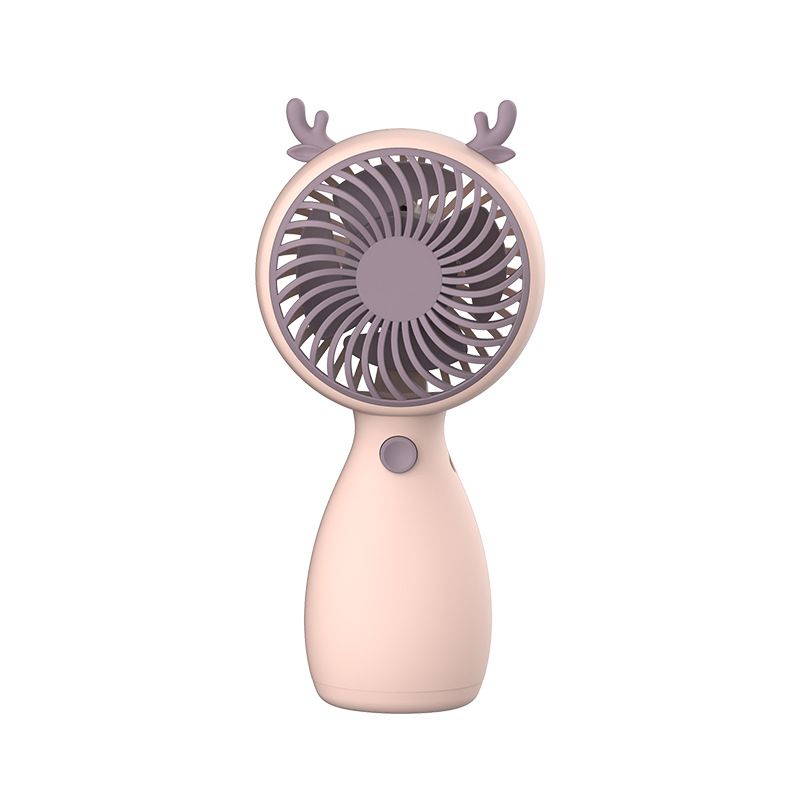 Ventilatore da tavolo portatile per dormitorio, tascabile, con cordino e mini USB, per esterni e cartoni animati_voghion.com