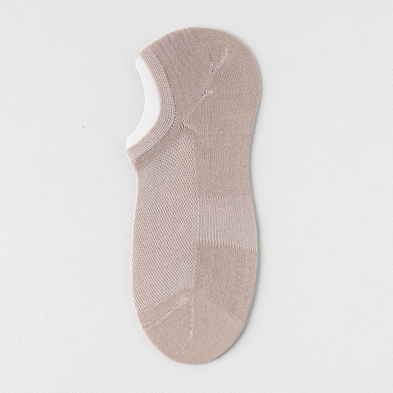 Calzini da uomo estivi invisibili, in maglia di cotone sottile, antiscivolo, senza cuciture, deodoranti e assorbenti del sudore, 2025e_voghion.com
