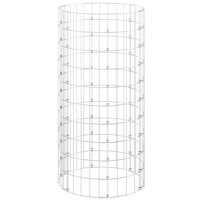 Compostiera da giardino in acciaio zincato Ø19,7x39,4_voghion.com