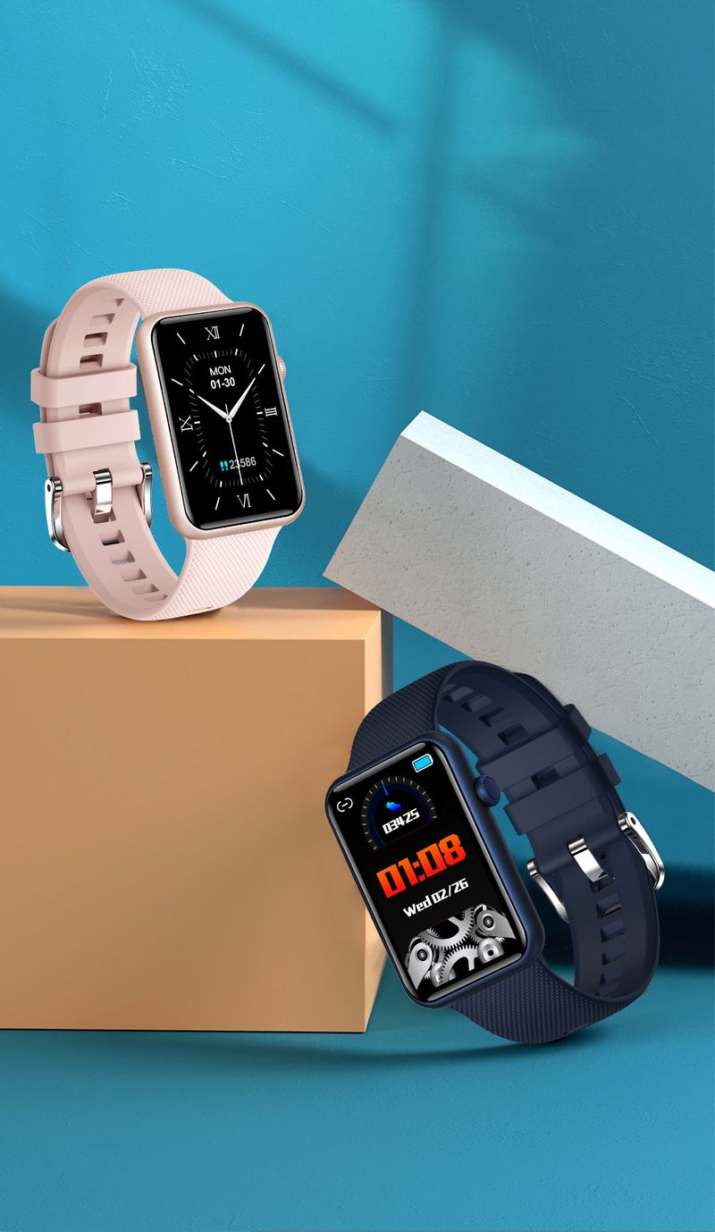 Viedās aproces viedpulkstenim Bluetooth zvaniem pielāgojams ciparnīcas ciparnīca vairāku sporta veidu režīms sirdsdarbības ātrumam veselīgs mākslīgais intelekts viedais_voghion.com