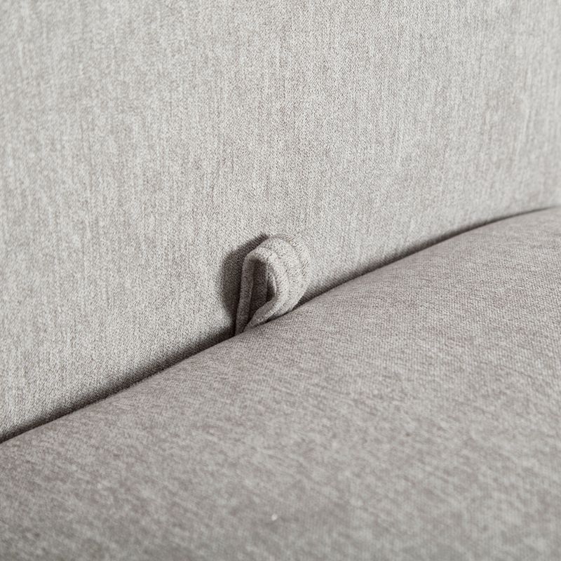 Esszimmerstühle 2er Set Drehstühle Mit Rollen, Weiß Light Grey Leinen_voghion.com
