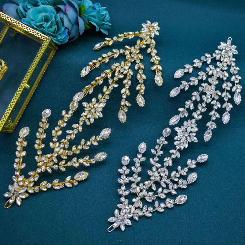 Braut Kopfschmuck Handgemachte Strass Stirnband Haarband Haarband Haar Zubehör Hochzeit Party Zubehör_voghion.com