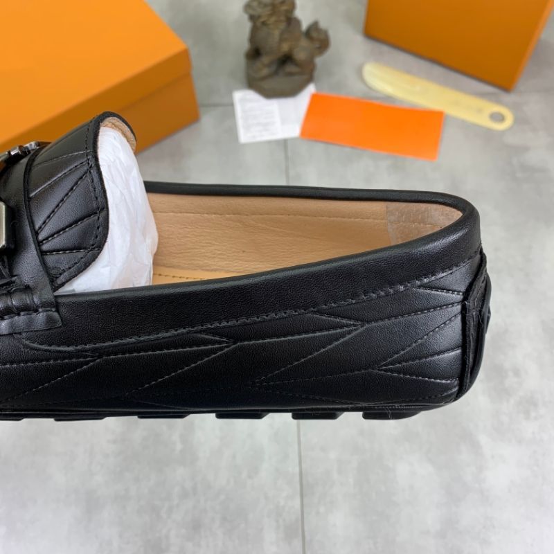 New Lazy Men's Genuine Leather Summer British Style Slip-On Loafers Cowhide Casual Driving Shoes_voghion.com