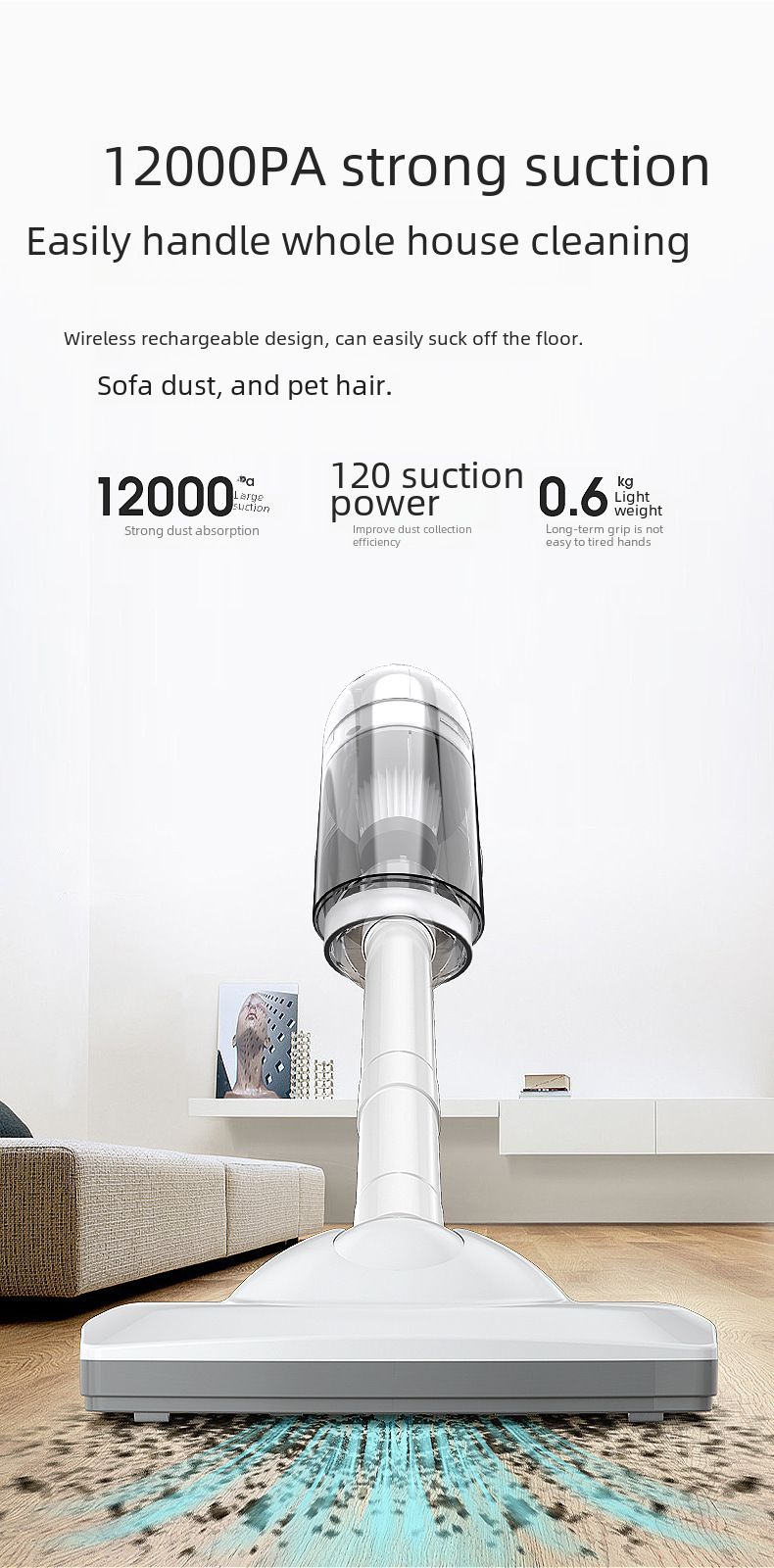 New cross-border wireless handheld vacuum cleaner household small car dual-use vacuum cleaner car vacuum cleaner_voghion.com