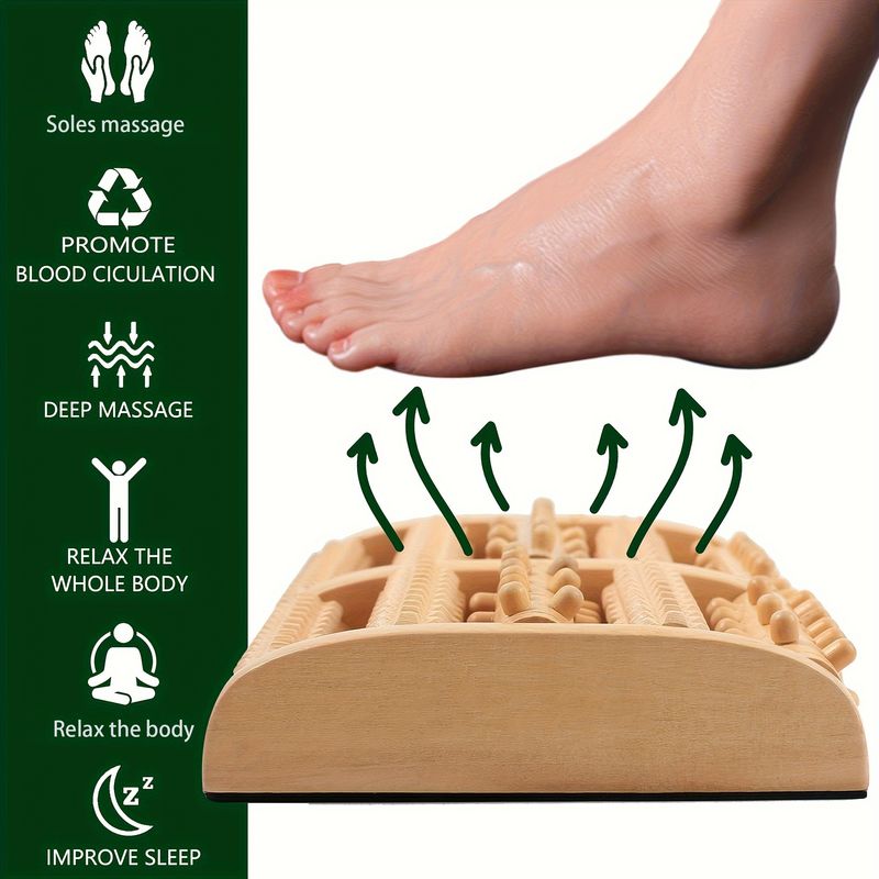 1 pz. Rullo massaggiatore per piedi per fascite plantare - Allevia il dolore ai piedi, la neuropatia, il dolore allo sperone calcaneare - Regali di relax per donne e uomini_voghion.com