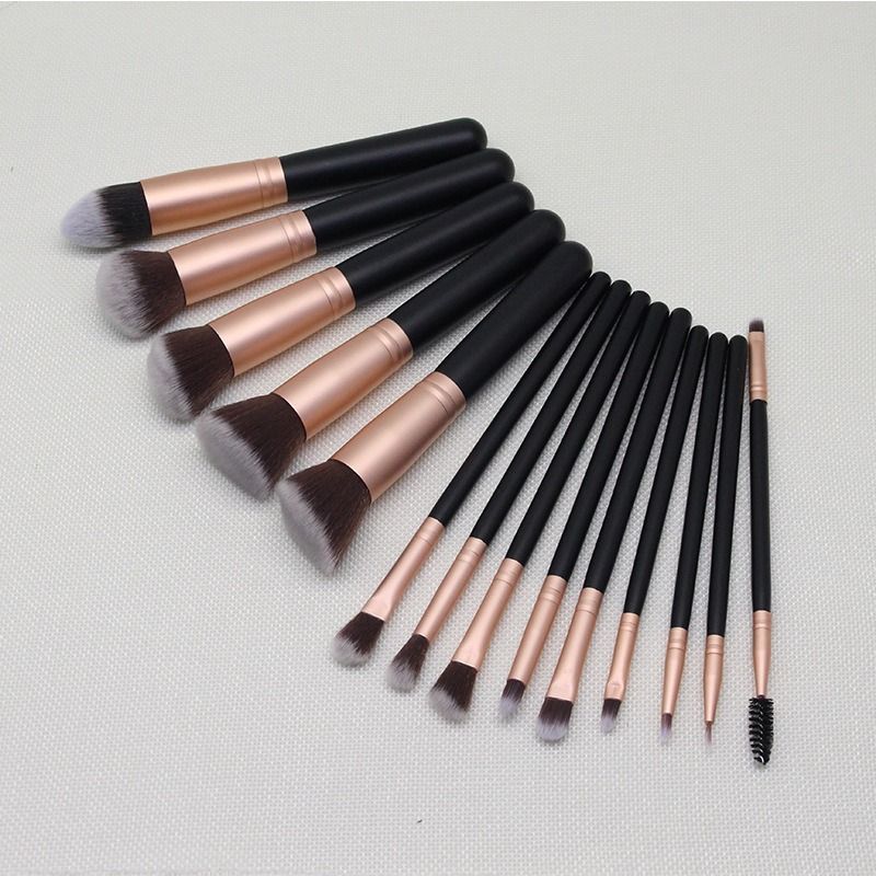 14-teiliges Make-up-Set, loses Puder, Foundation-Pinsel, weiche Borsten, Cangzhou_voghion.com