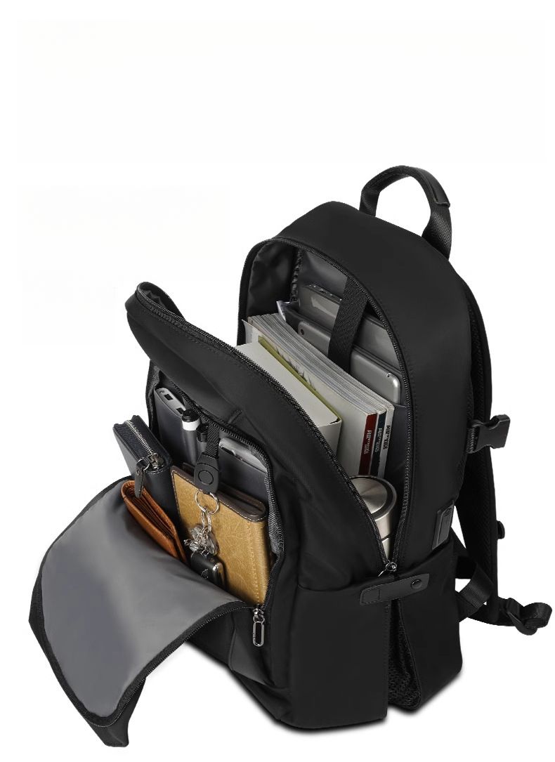 Capacity Business Backpack Large Men's Travel Laptop Bag Multifunctional Canvas Bag 2025 Fall/Winter New_voghion.com