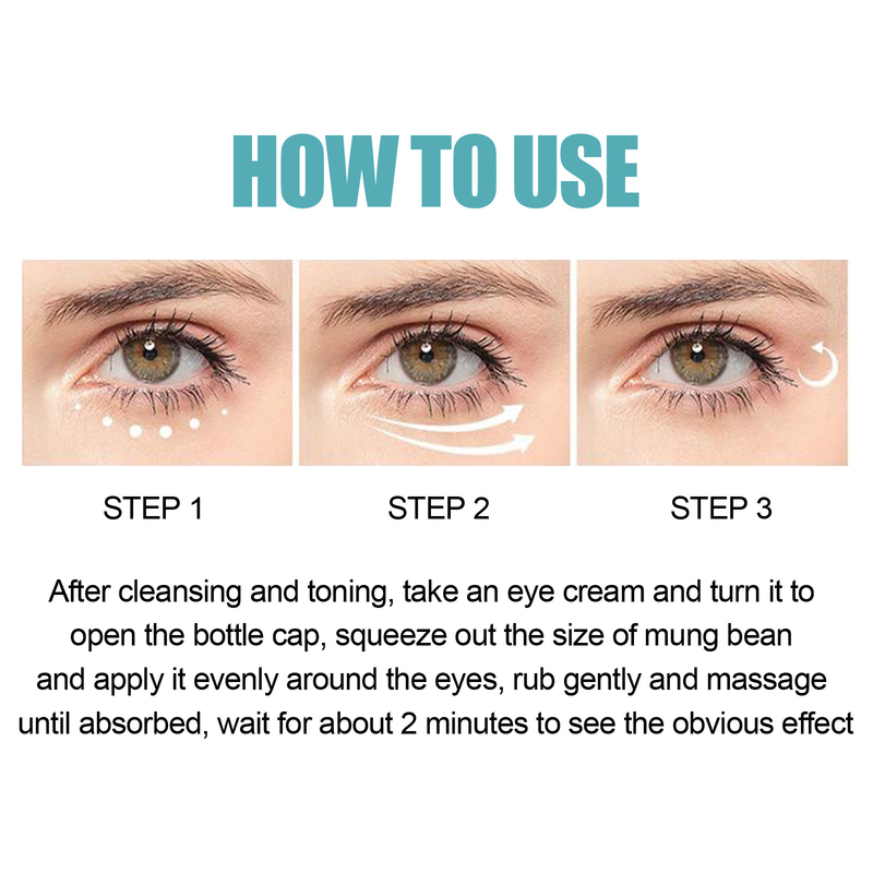 Instant Anti Beautiful Wrinkle Eye Cream Weakens Black Eyes, Moisturizes and Firms the Eyes, Resists Early Aging, Stay s_voghion.com