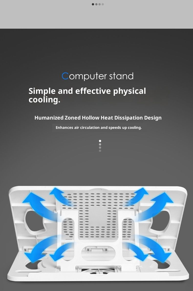 NeoGear NeoGear Cross-Border Laptop Folding Cooling Portable Computer Stand Desktop Height Adjustable Hot Item_voghion.com