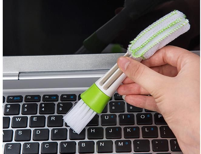 Cleaning brush multifunctional double-head cleaning soft brush keyboard brush blinds dust removal brush_voghion.com