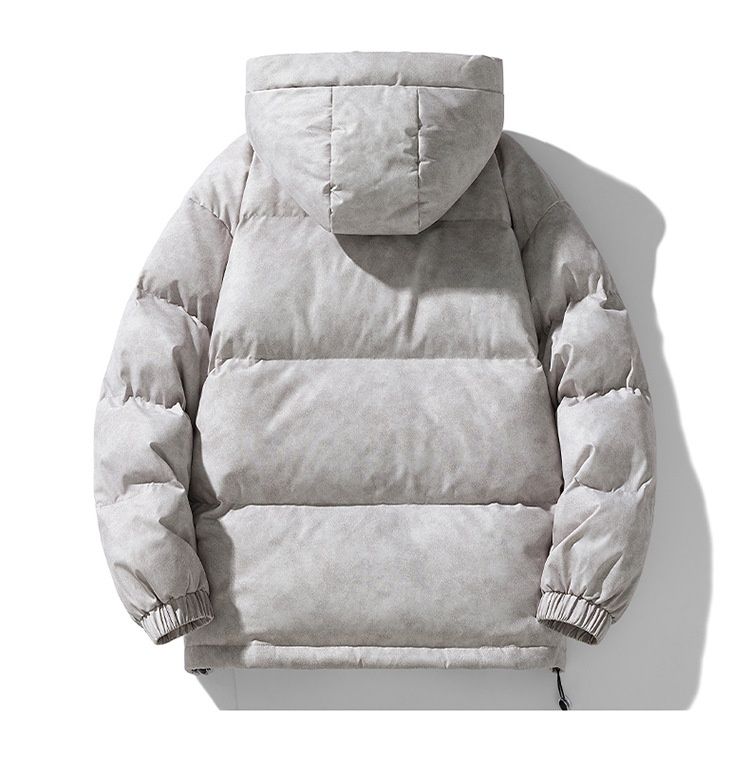 Nordmann 2025 Winter New Unisex Simple Hooded Jacket Warm Cold-Resistant Fashion Versatile Cotton Coat_voghion.com