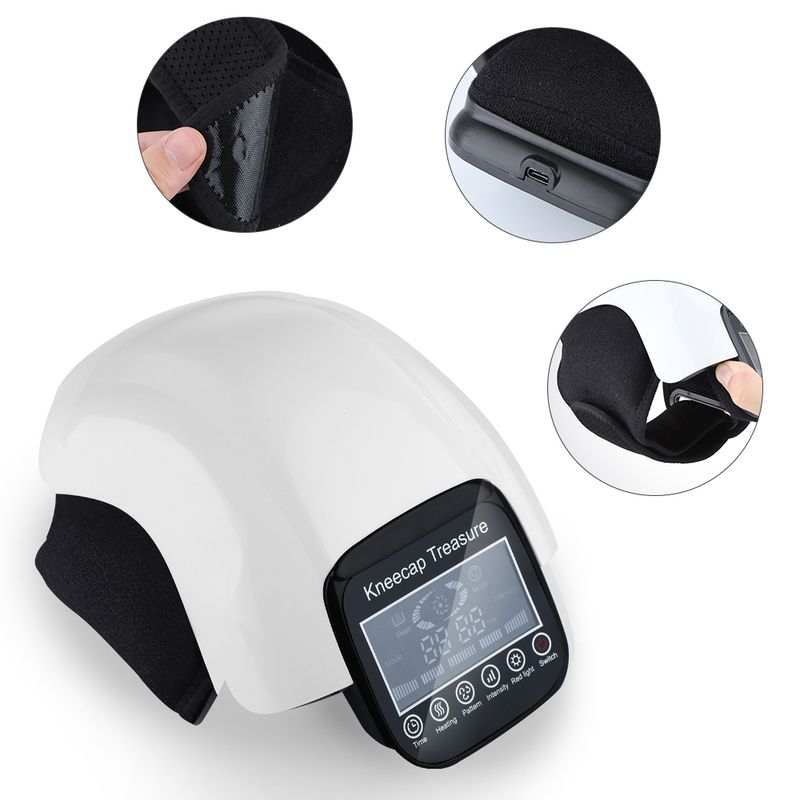Elektresch Infrarout Heizung Loftdrock & Vibratioun Physiotherapie Instrument Knéimassage Rehabilitatioun Schmerzliichterung_voghion.com