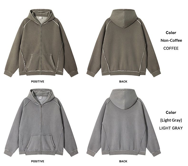 Cove Cross-Border Sportswear Set For Men Winter New Men's Fashion Light High-End American Retro Fleece-Lined Hoodie_voghion.com