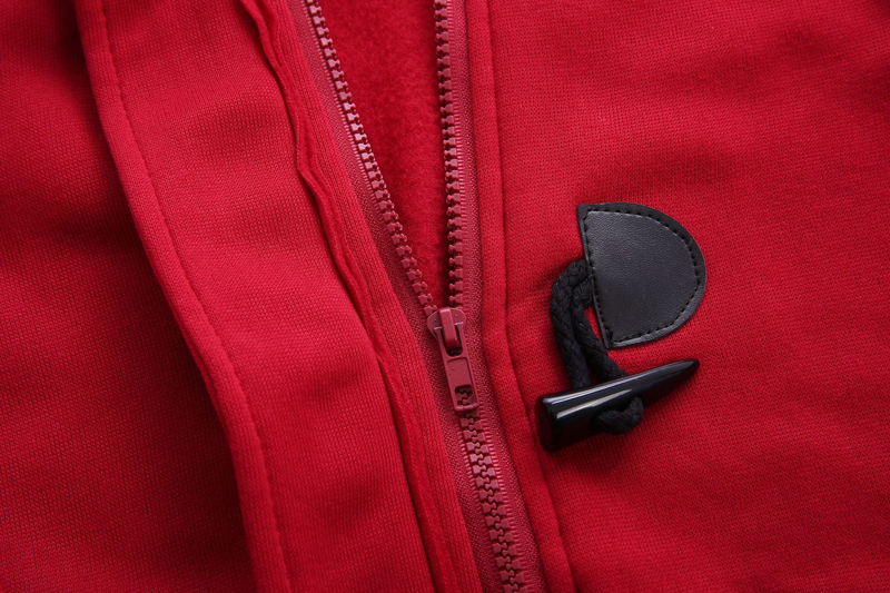 Kapuutsiga puuvillasegu klassikaline sarvnahast pandlaga manteljakk puuvillane mantel naistele_voghion.com