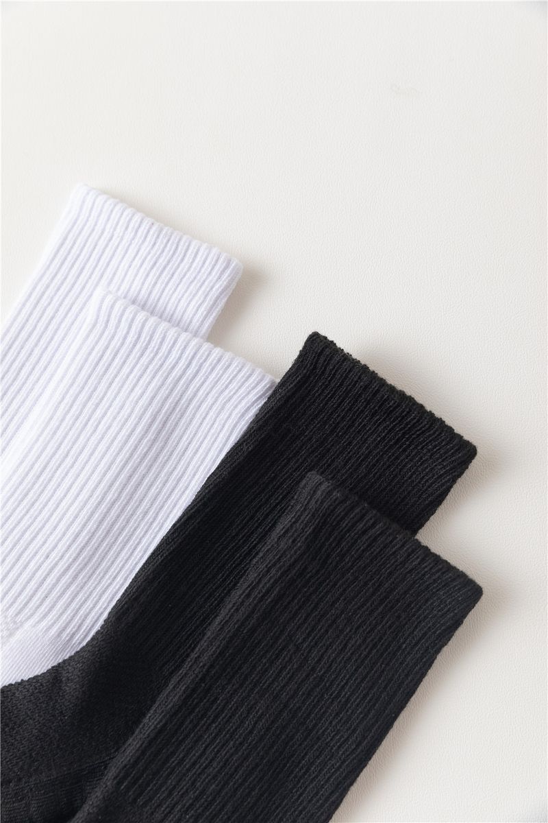 Socks Men's Boat Socks Summer Mid-tube Socks Thin Short Socks Solid Color Cotton Stockings White Sports Socks Half Towel Bottom Length_voghion.com