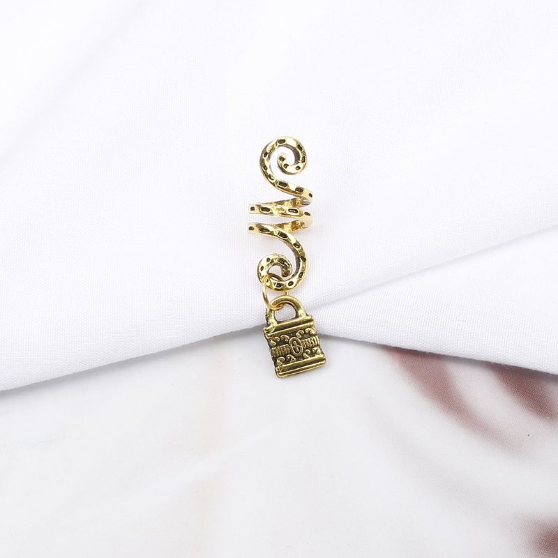 Fermagli per capelli con dreadlock, ornamenti per capelli in lega hip-hop, anelli per capelli a spirale a tema, accessori per capelli alla moda e cool per trecce da ragazza_voghion.com