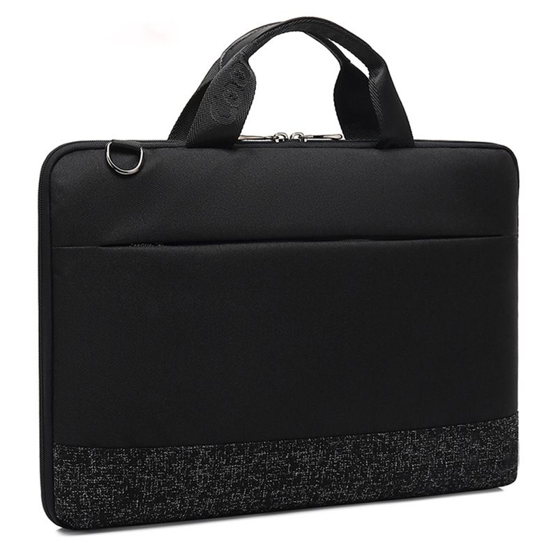 DH Single Shoulder Laptop Briefcase Unisex Business Style Notebook Handbag 15.6inch Casual Bag_voghion.com