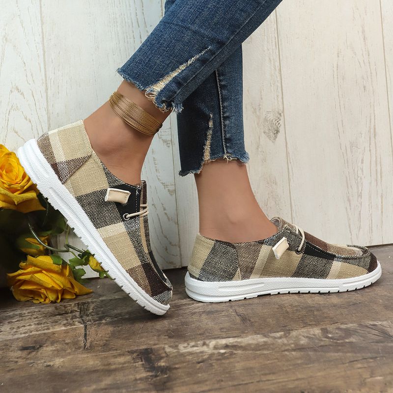 Damenschuhe. Außenhandel große Größe 43 Größe Freizeitschuhe für Frauen, Schnürschuhe farblich passende faule Damenschuhe_voghion.com