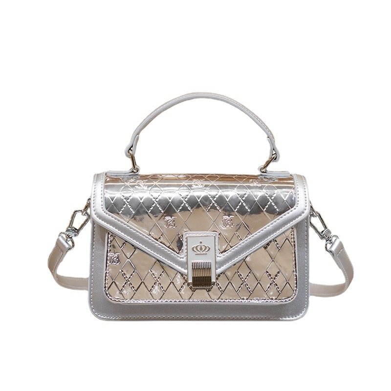 Hong Kong Echtleder Beliebte Silber Taschen In Diesem Jahr, Frauen Neue 2023 High Grade Handheld Square Tasche, Sommer_voghion.com