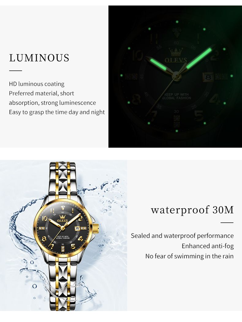 OLEVS 2910 Men's Designer Watches Famous Brands Women,Suppliers Watches Wholesale Bulk Couples Watch Set_voghion.com