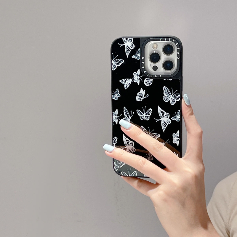 CASETiFY Pearl Small Fragmented Butterfly 15promax Wen Jiaying Same Magnetic Absorbing Mirror Phone Case Apple 14_voghion.com
