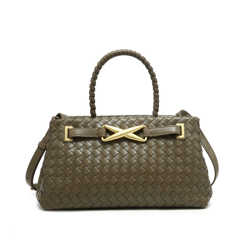 KOOSSOASIS Premium Sense Niche Handtasche, handgewebte Tragetasche mit großem Fassungsvermögen, Schultertasche mit Schleife_voghion.com