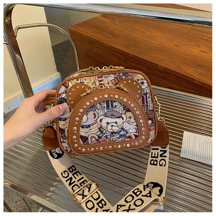 Borsa a tracolla mini carina ricamata per le donne, piccole borse da polso, portafoglio, borsa per cellulare, portamonete_voghion.com