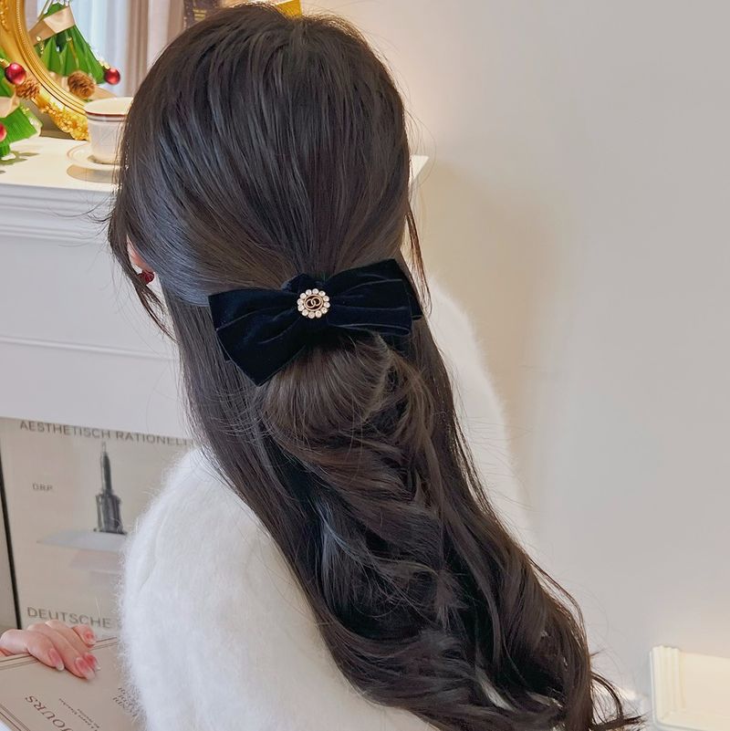 Principessa nei guai, anello per capelli, elastico, corda per capelli, piccolo copricapo con fiocco di velluto profumato, copricapo con fermaglio_voghion.com