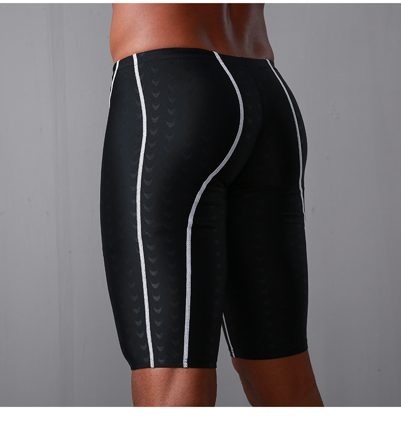 Quick drying 5-point swimsuit, pants, men's anti awkwardness large flat angle new swimming equipment set_voghion.com