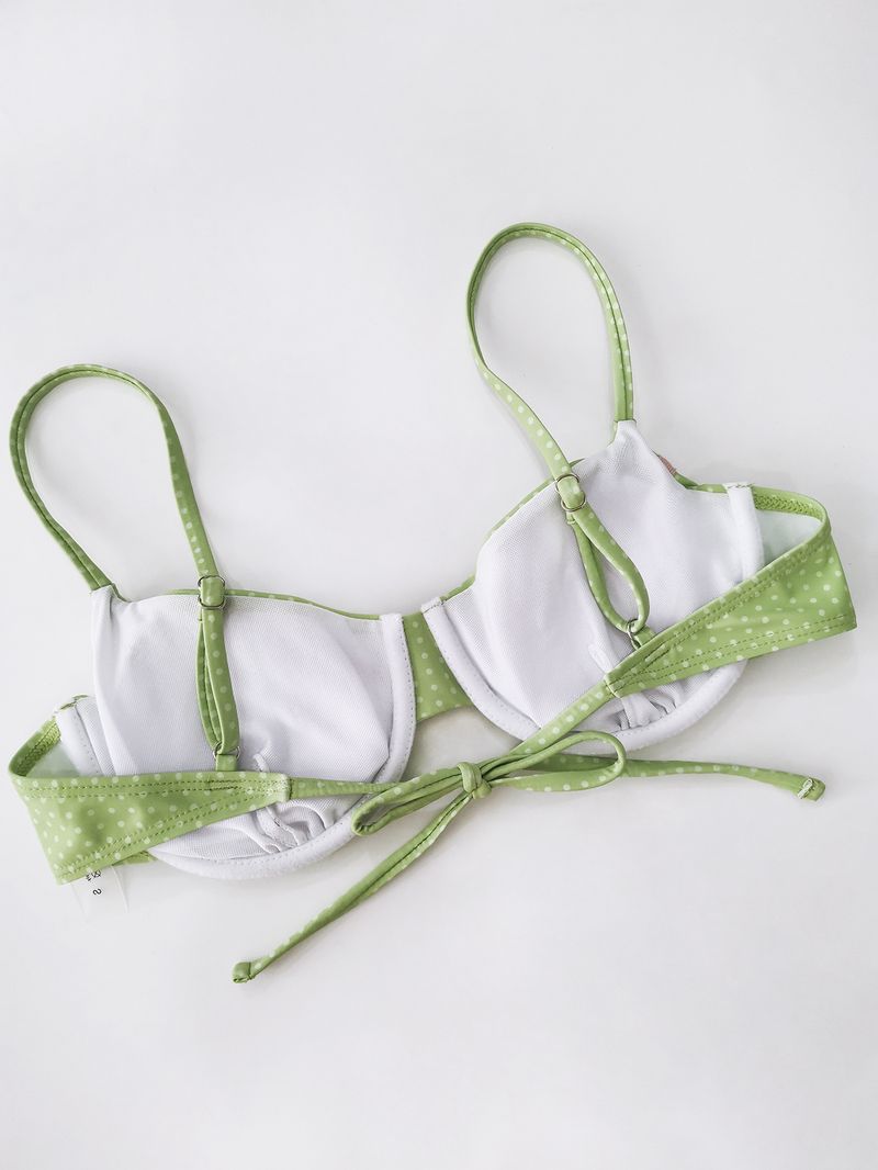 Costume da bagno da donna con spalline regolabili, grazioso set bikini_voghion.com