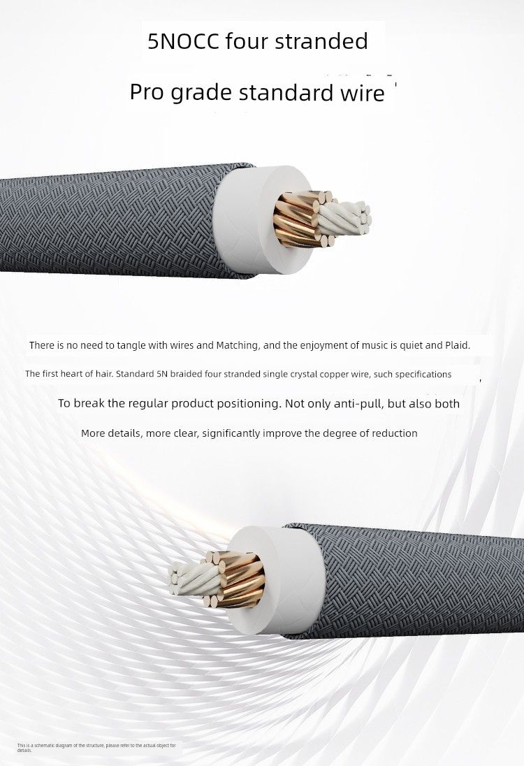 Weak Water Sand Static Sea In-Ear Changeable Wire Diaphragm Moving Coil E-Sports High Sound Quality HiFi Wired Game_voghion.com