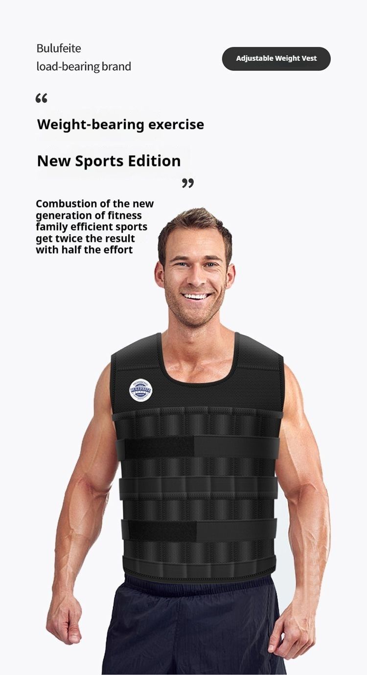 【 22000 People's Collection 】 Running Weight Vest, Men's Invisible Weighted Sandbag Leggings, Professional Training_voghion.com