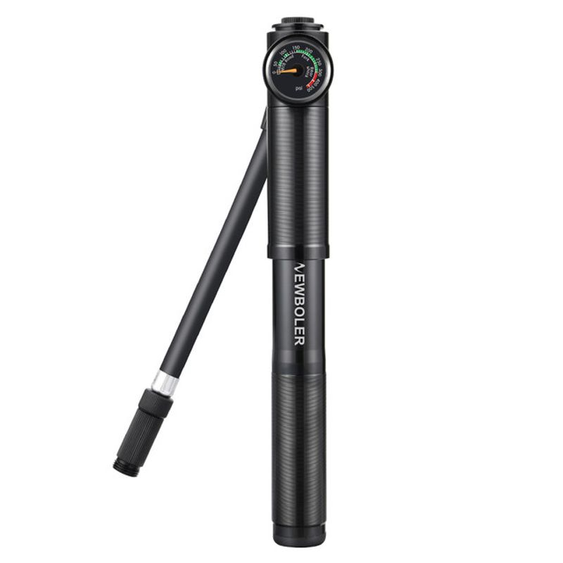 Tragbare Hochdruck-Fahrradluftpumpe mit 500 psi und Manometer für Gabel und Hinterradaufhängung, Stoßdämpfer, Mountainbike-Pumpe_voghion.com