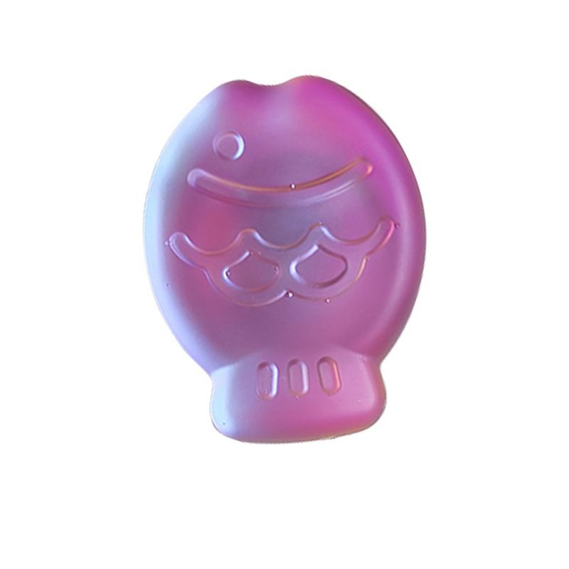 Supporto per airbag per cellulare, stile coreano, con motivo a pesce 3D, carino e colorato, con fibbia estensibile laser._voghion.com